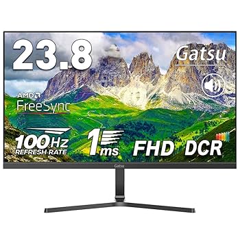 Gatsu ゲーミングモニター 23.8インチ 180Hz 1ms ps5 PC Amazon.co.jp: Gatsu モニター 23.8インチ 100Hz ゲーミング